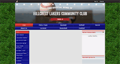 Desktop Screenshot of hillcrestlakers.org